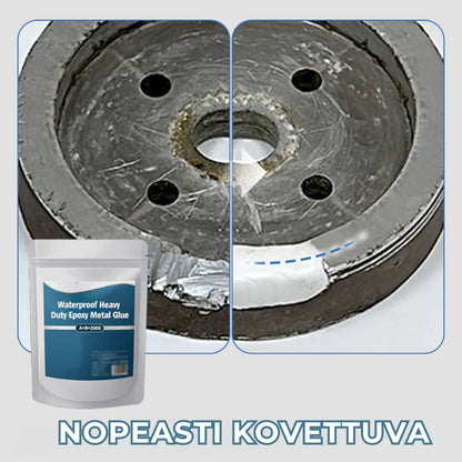 Vedenkestävä epoksimetalliliima