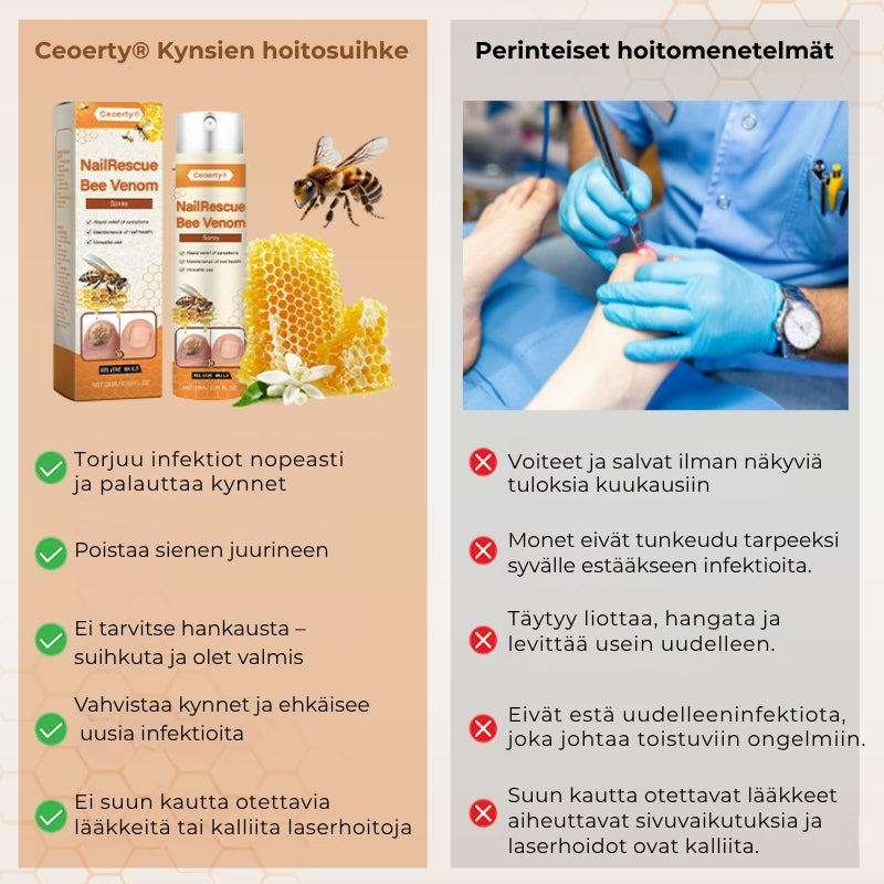 Crucial® NailRescue Bee Venom -kynsisuihke