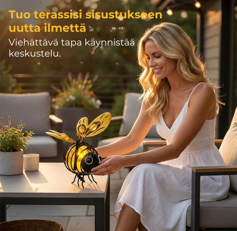 Aurinkokäyttöinen mehiläisriippuvalaisin