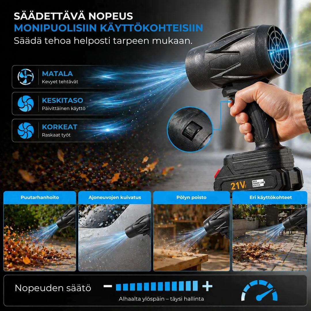 TURBOVENTILAATTORI, ILMAPUHALLIN