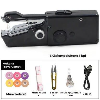 Kompakti kannettava käsiompelukone
