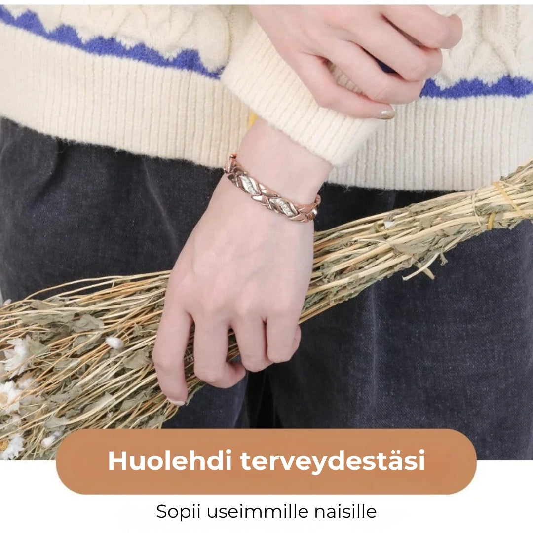 Magneettinen kuparirannekoru