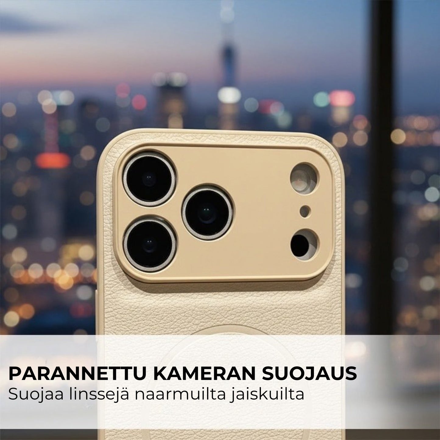📱 Sormenjälkiä hylkivä magneettinen suojakuori iPhone 12–17 -sarjalle
