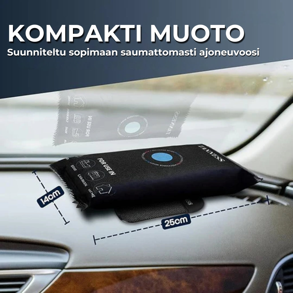 Kosteudenpoistotyynyt liukumattomalla alustalla | Estää kondendoitumista | Imee kosteutta | Uudelleenkäytettävä