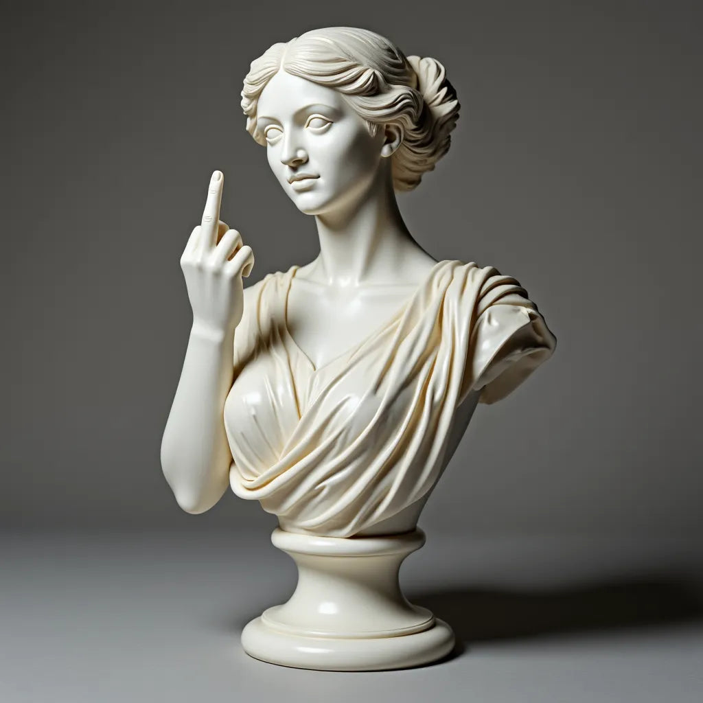 Venus With Attitude – Alkuperäinen “keskisormi” -patsas