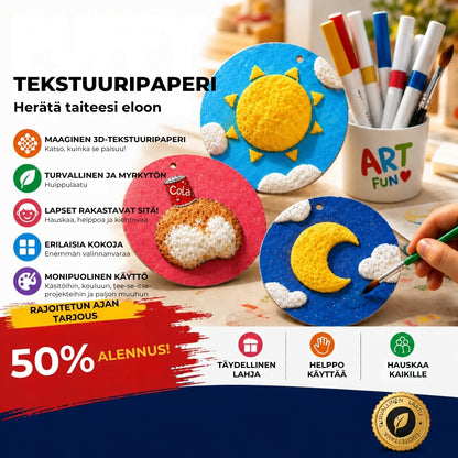 Maaginen 3D-maalauspaperi – 20 kpl