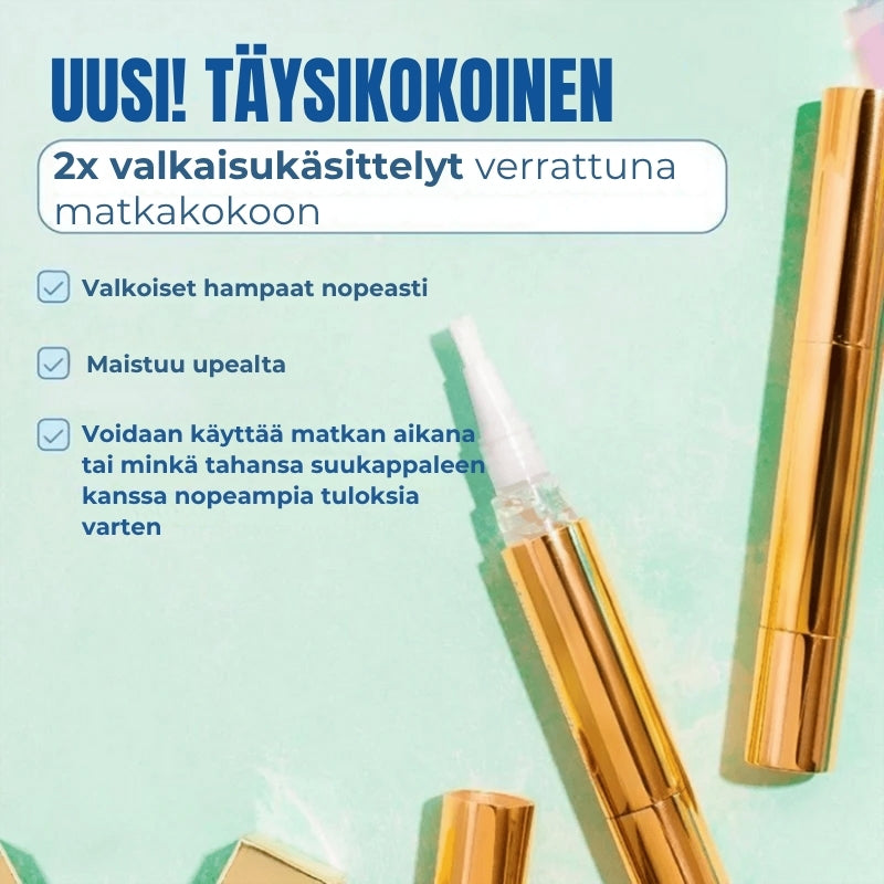 Hampaiden valkaisukynä - Poistaa tahrat ja valkaisee
