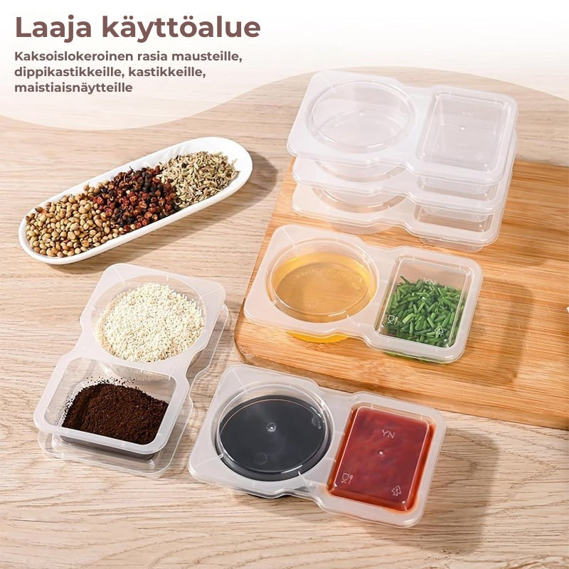 Uudelleenkäytettävät välipalarasiat