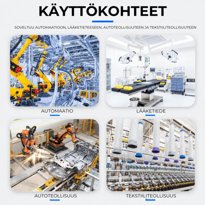 Säädettävä juotospidin joustavilla varsilla
