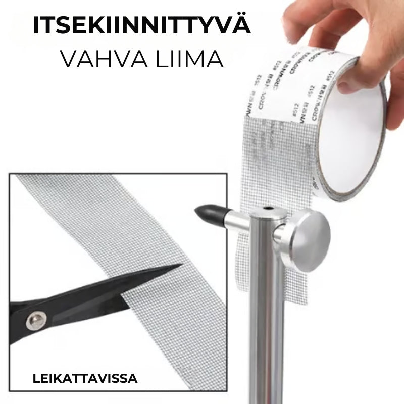 Hyönteisverkon korjausteippi – vahva ja vedenpitävä