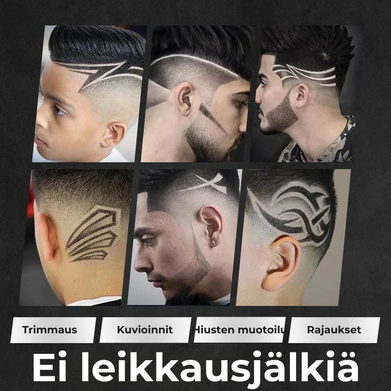 Ammattimainen sähköinen trimmeri LCD-näytöllä