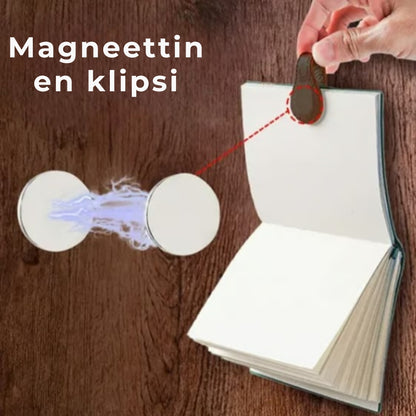 Magneettiset kirjanmerkit nahasta