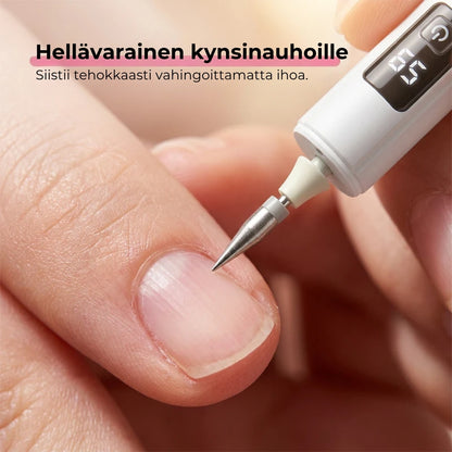 Sähköinen kynsiviila digitaalisella nopeudensäädöllä