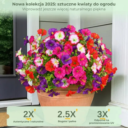 UV-kestävä petunianmuotoinen tekokukkakimppu