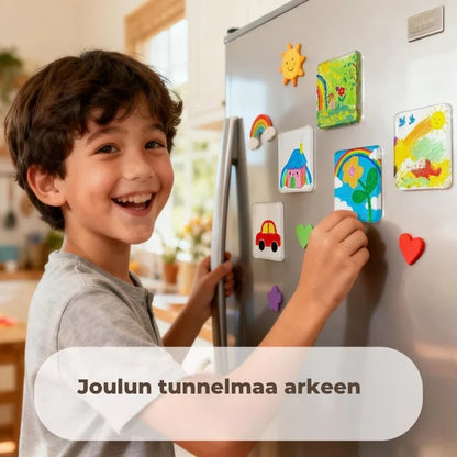 Tee-se-itse-magneettisarja valokuville ja piirustuksille (20 kpl)