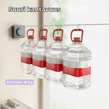 Sisäänvedettävä pyykkinaru