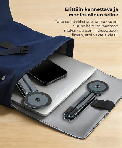 3-in-1-taitettava magneettinen elektroniikkateline