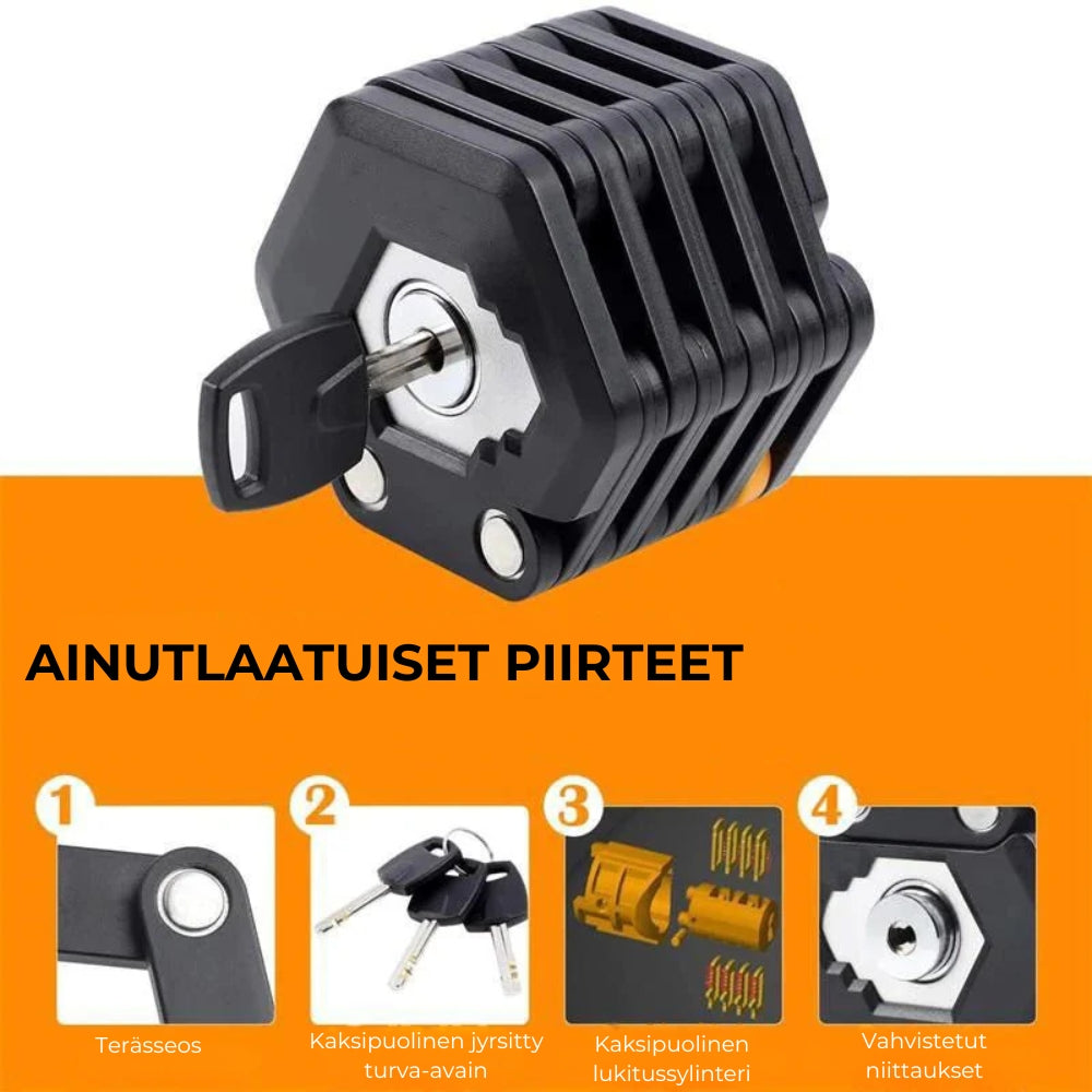 LockSure Security Tool™ -varkaudenestolukko pyörälle