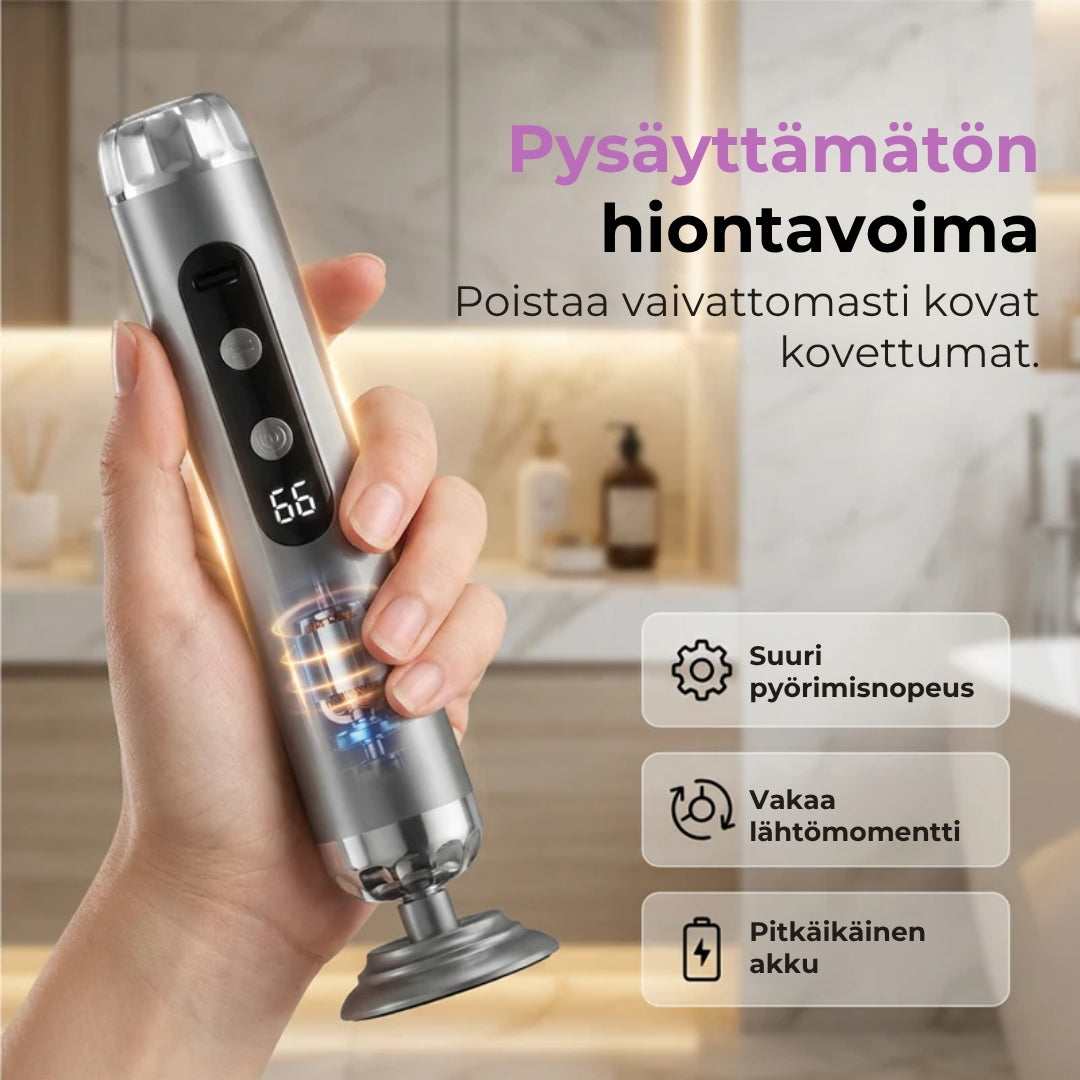 Elektroninen jalkaraspi, 5 nopeutta