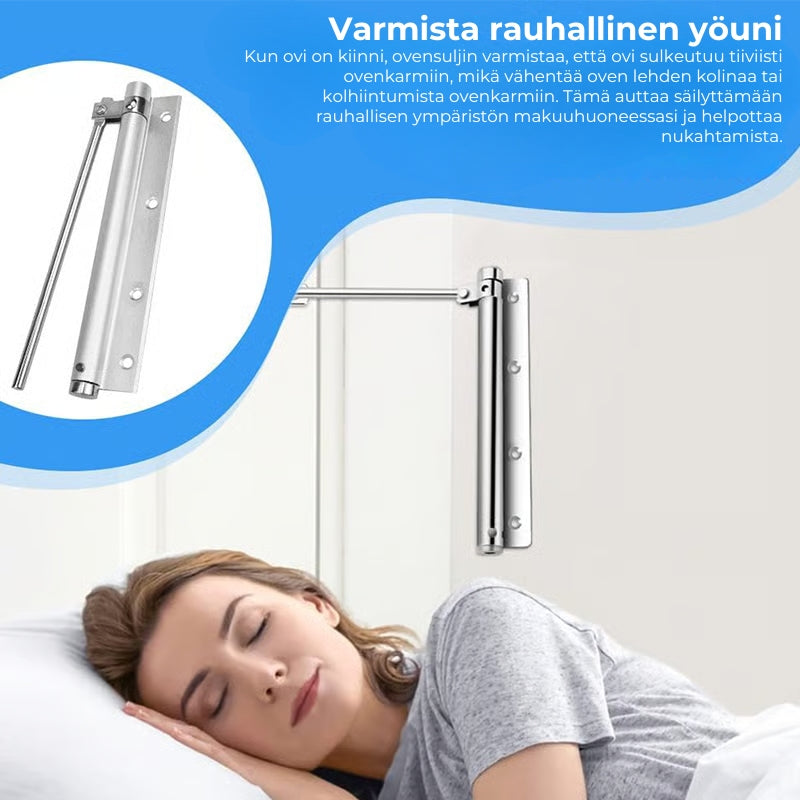 Automaattisesti sulkeutuva oven sarana