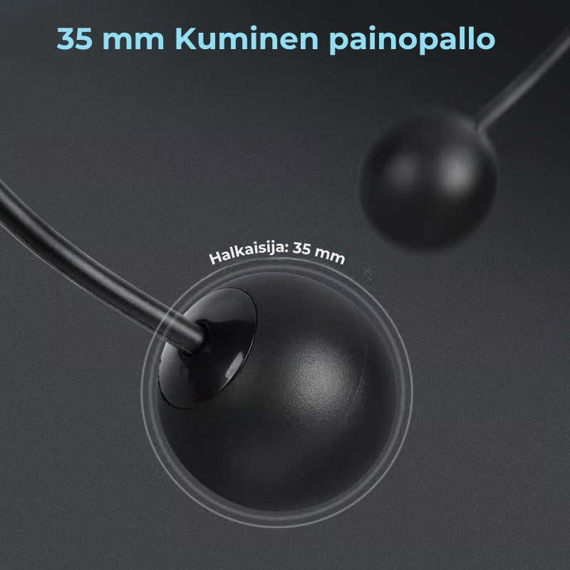 Älykäs langaton hyppynaru laskurilla – painotettu, digitaalinen ja säädettävä