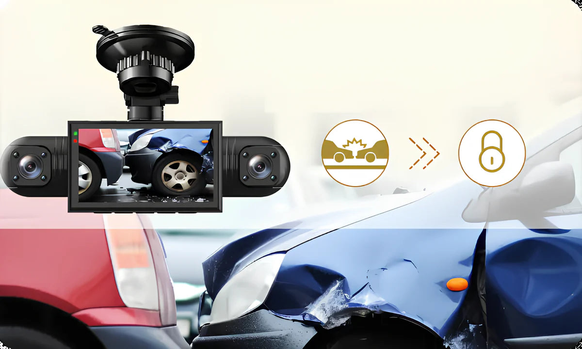 360° autokamera – 4 linssiä, yönäkö ja silmukkakuvaus 📹