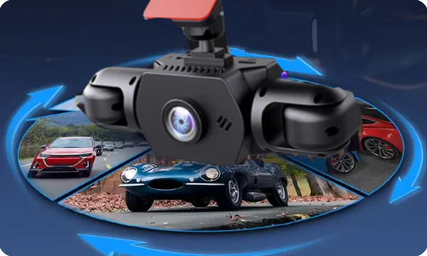 360° autokamera – 4 linssiä, yönäkö ja silmukkakuvaus 📹