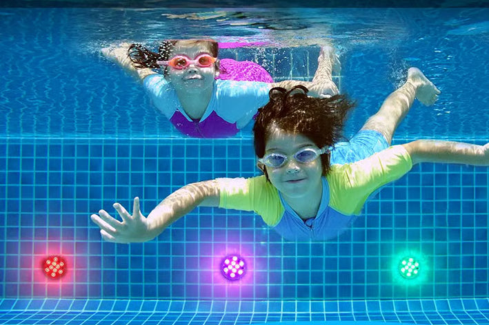 LED-uima-allasvalot – Vedenpitävät RGB-valot uima-altaaseen