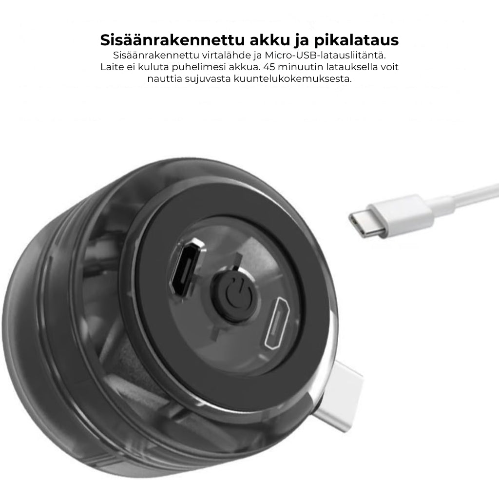 Kannettava minikaiutin puhelimelle