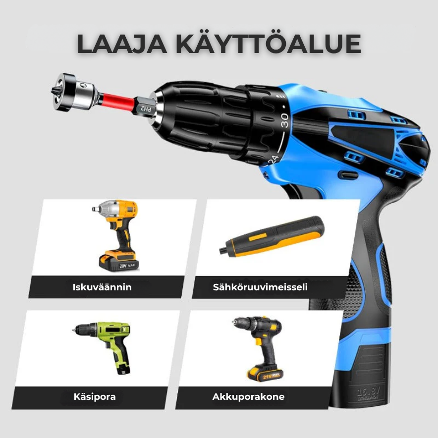 Magneettiset S2-teräskärjet syvyysrajoittimella