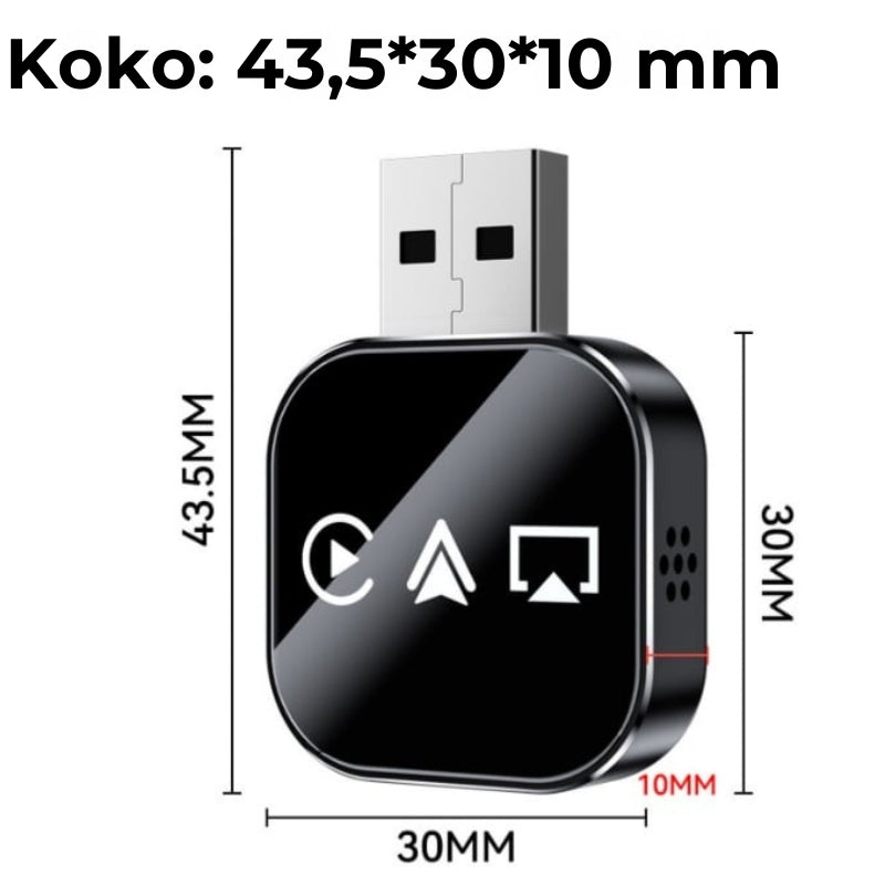 Langaton CarPlay-sovitin V3 – Näytön peilaus