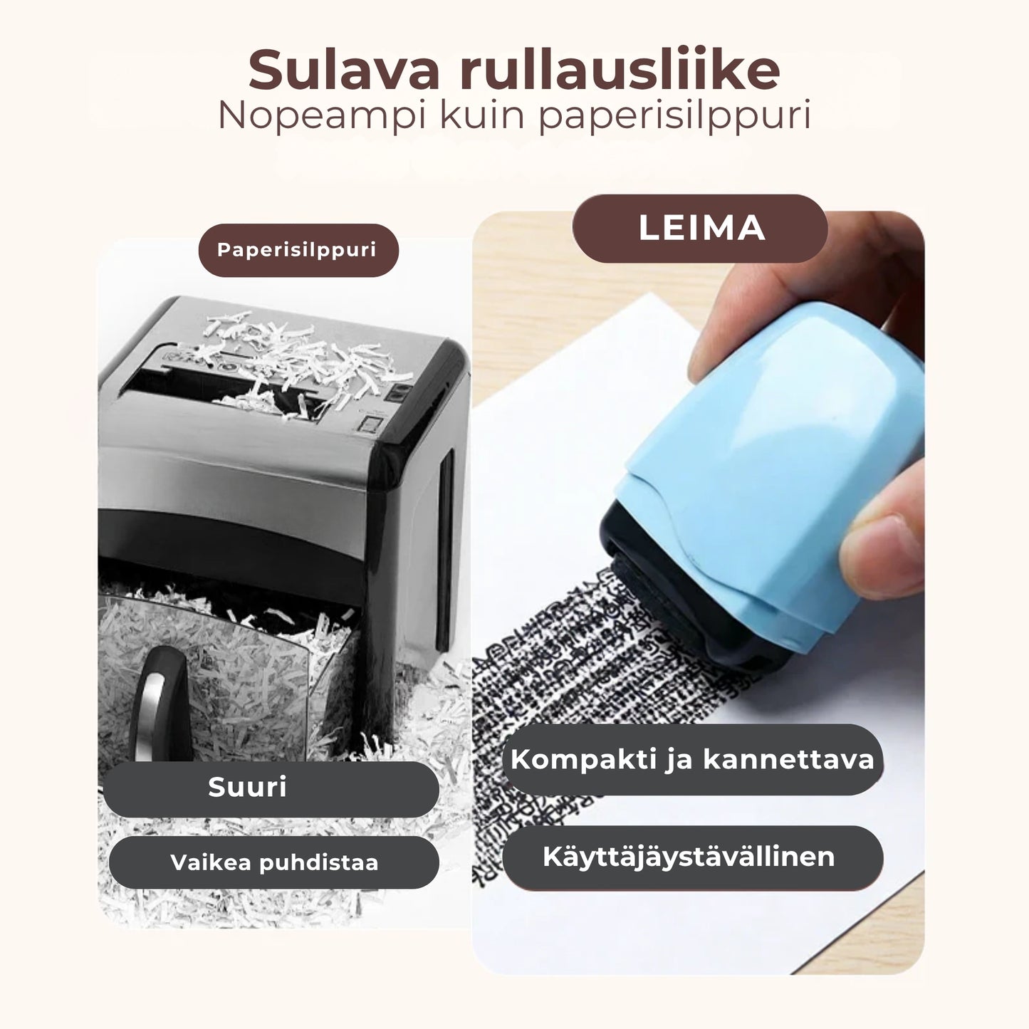 🔒 Tietosuojaleima | Paketeille ja asiakirjoille 📦✏️🎁