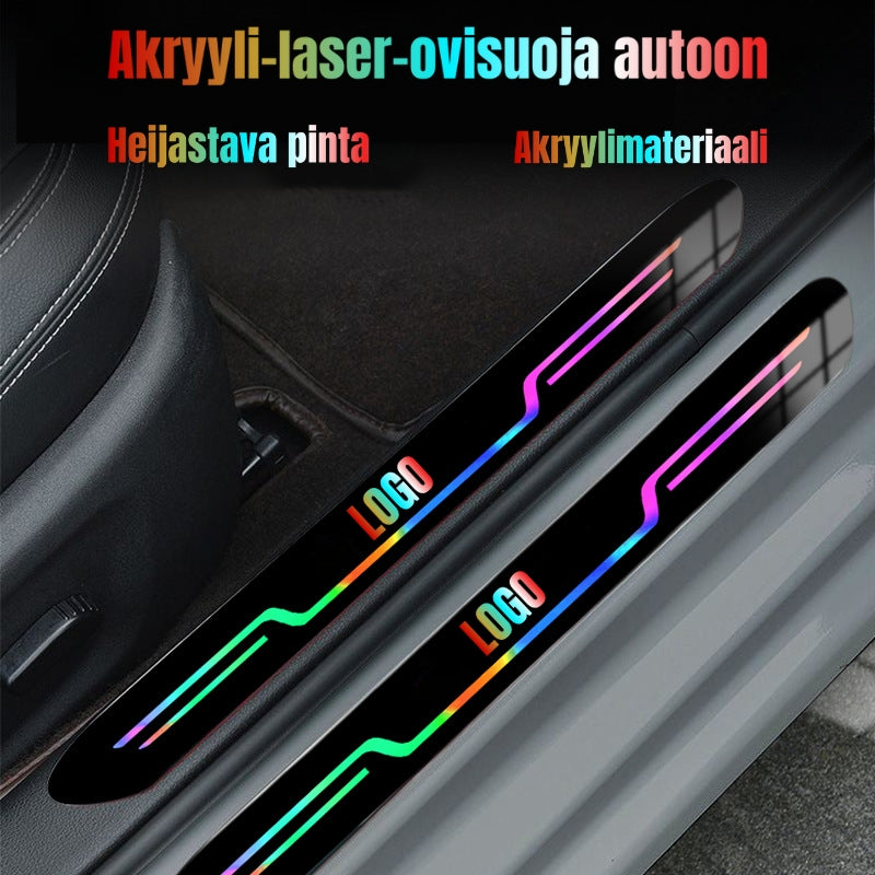 Akryyliset ovien kynnyslistat autoon (4 kpl sarja)
