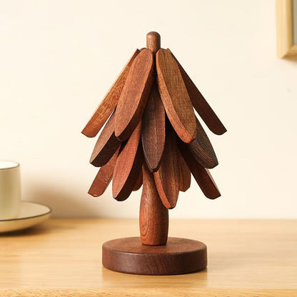 Käsintehdyt, lämmönkestävät puiset pannunaluset