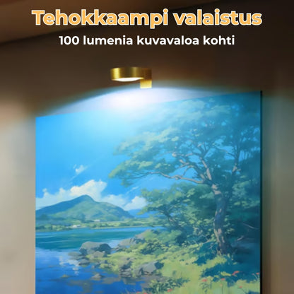 🖼️💡Magneettinen taidevalaisin – 13 valaistustilaa