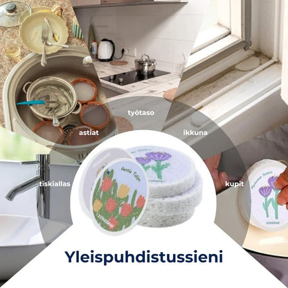Kukkakuvioinen selluloosasieni – 5 kpl