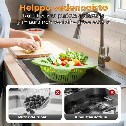 Magneettinen tiskialtaan kulmasiivilä
