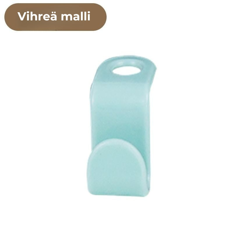 Tilaa säästävät henkarikoukut (10 kpl setti)