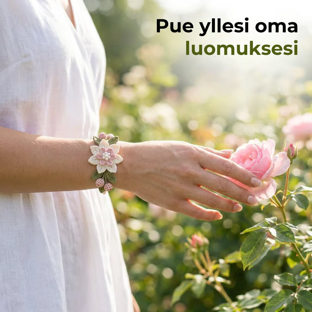 DIY-rannekorujen virkkaussetti