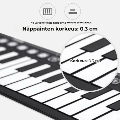 Kannettava rullattava piano