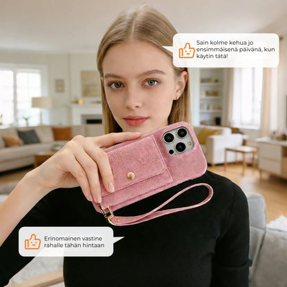 🔥📱 Naisten iPhone-lompakkokotelo