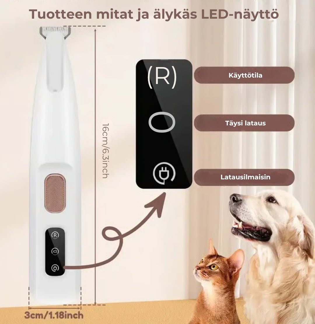 Ammattimainen lemmikkitrimmeri