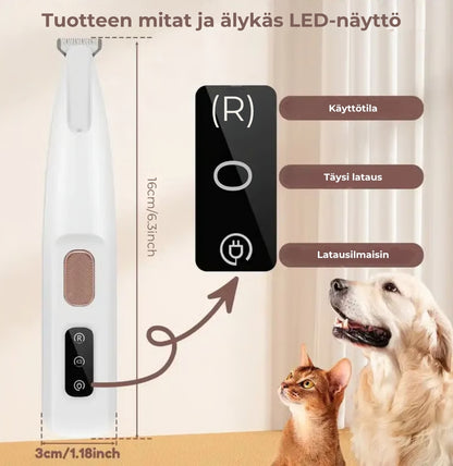 Ammattimainen lemmikkitrimmeri