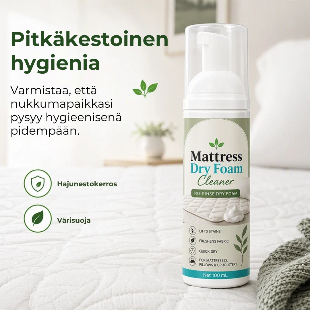 Kuivavaahtopuhdistusaine patjoille