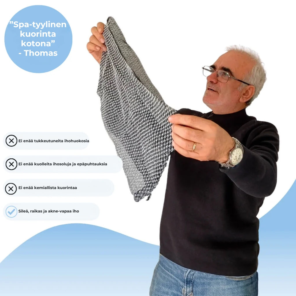 Blissy – antibakteerinen kuorintapyyhe