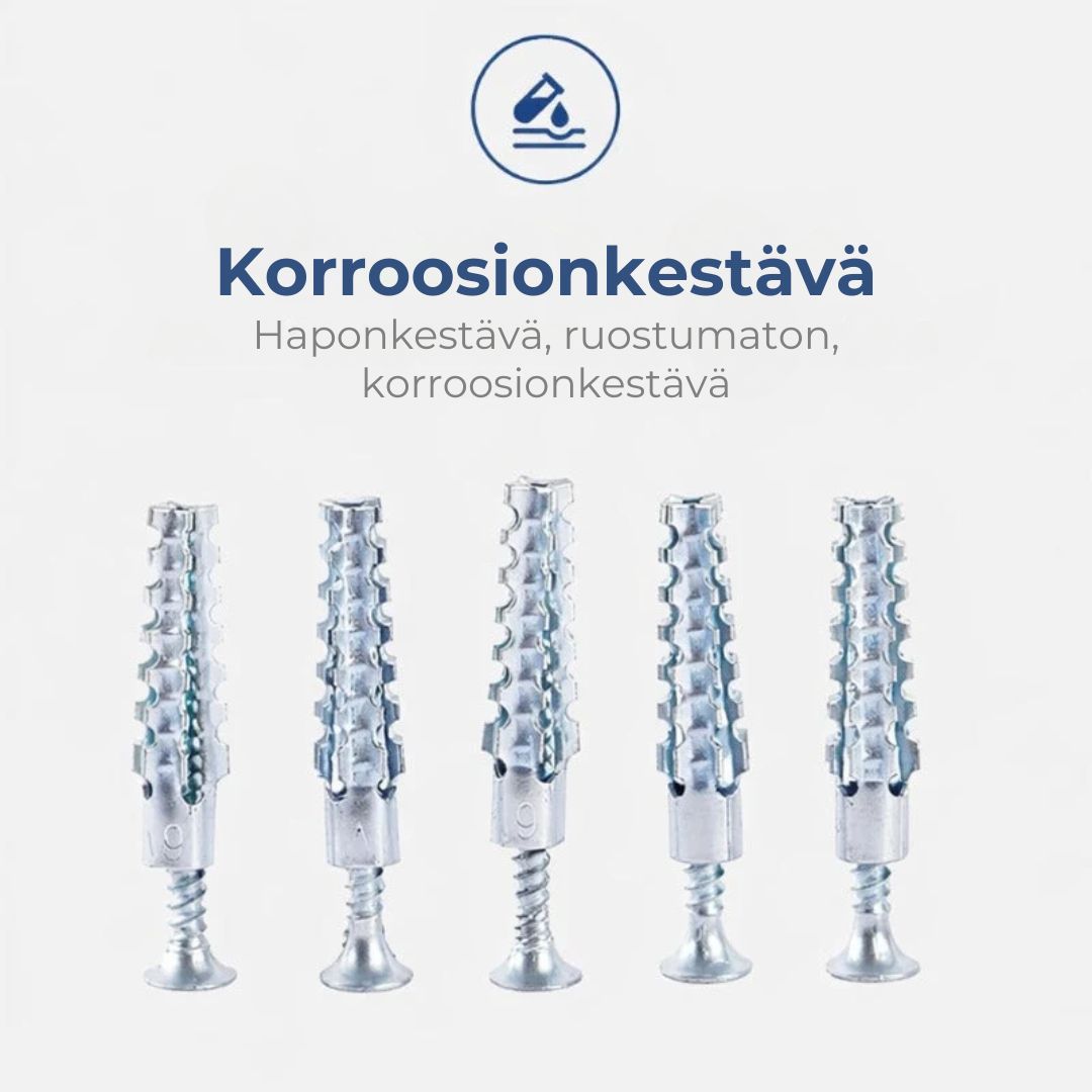 Ruostumattomat laajenevat kiinnitysankkurit – 50 kpl