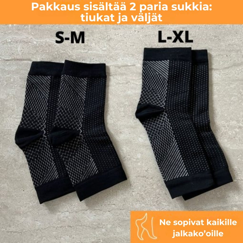Kompressiosukat (2 paria)