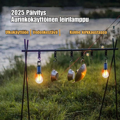 2025 Aurinkokäyttöinen ulkovalaisin koukulla