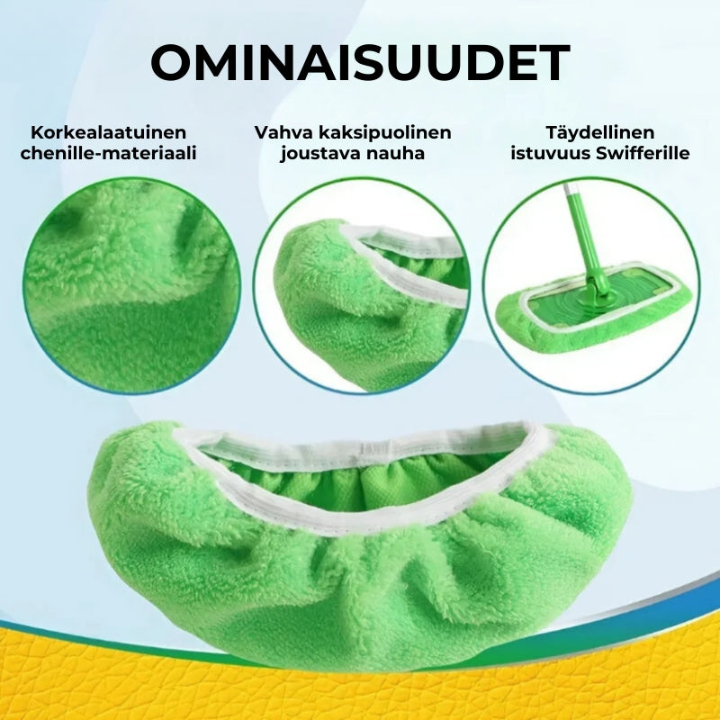 GreenSweep™ Uudelleenkäytettävä moppi Swiffer-moppeihin