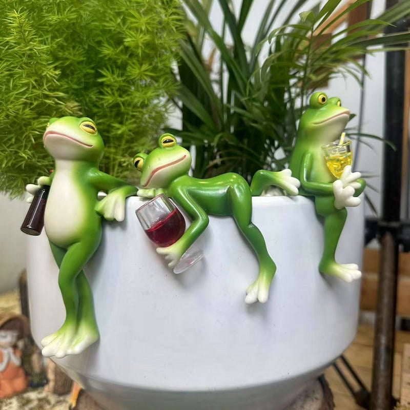 🐸 Sammakko kukkaruukku riipus koriste🍷
